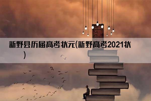 新野县历届高考状元(新野高考2021状元)